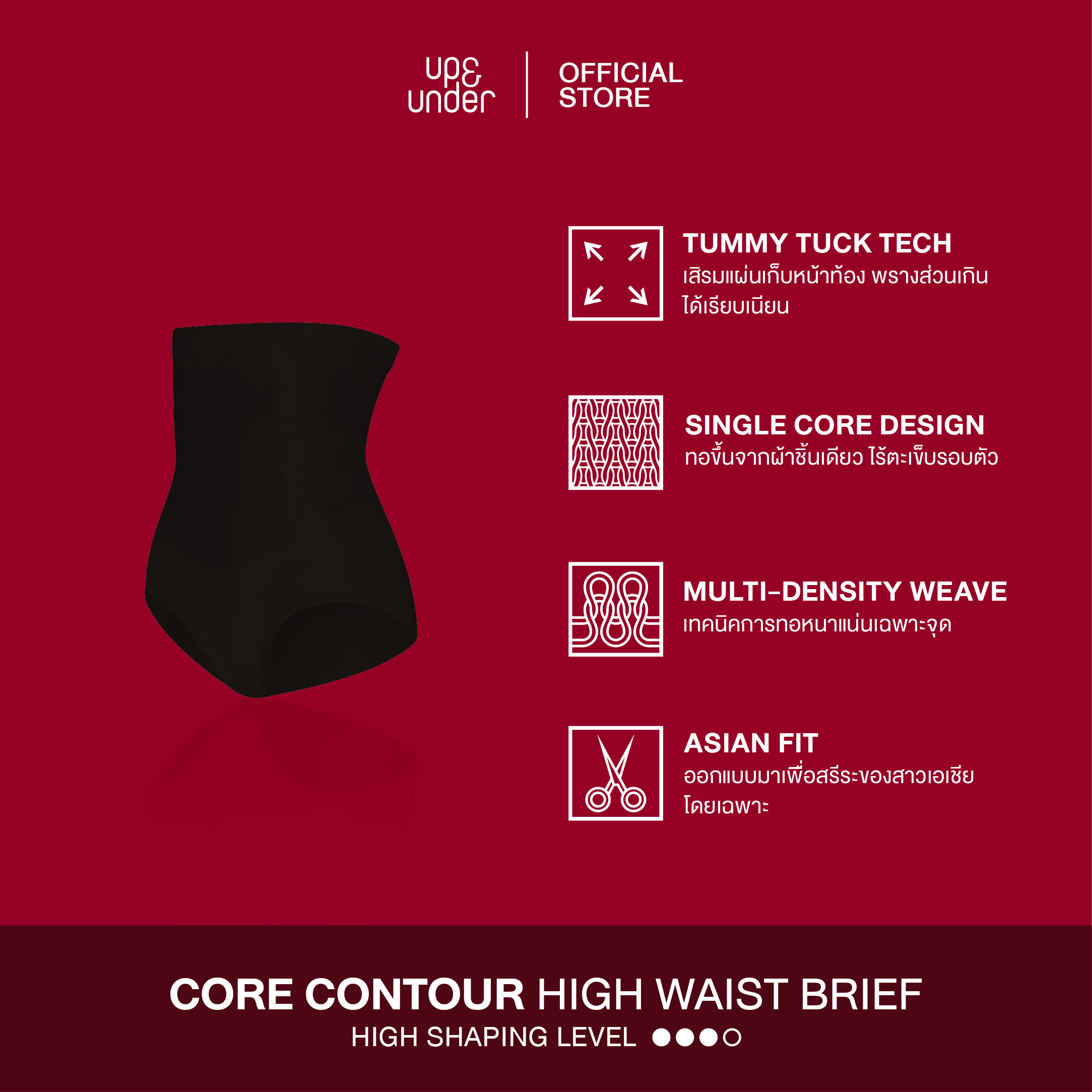 Core Contour High Waist Brief
