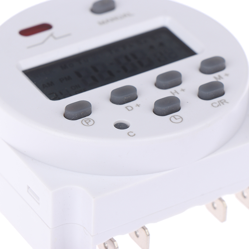 REMAI Digital timer DC /AC 12V 16A LCD display programmable timer OVP ...
