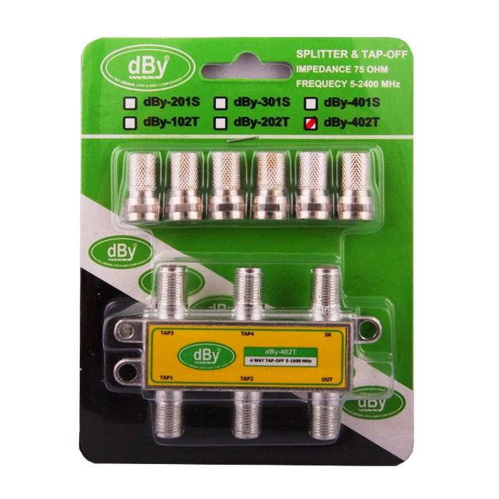 TAP-OFF แยกสัญญาณเสาดิจิตอลทีวี, เคเบิ้ล dBy รุ่น 402T