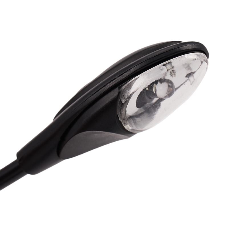 Galyacht Mini Flexible Clip-On Book Light – LED Reading Lamp With Gooseneck, White Light, Battery-Powered