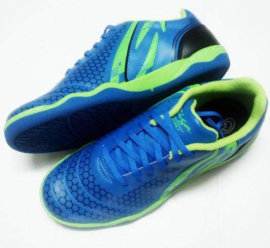 รองเท้าผ้าใบฟุตซอล Giga Futsal FG411 สีน้ำเงิน ส่งเร็วโคตรๆ