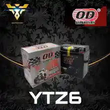 ภาพขนาดย่อของภาพหน้าปกสินค้าแบตเตอรี่ OD YTZ6 (12V 6A) แบตเตอรี่ 12v แบตเตอรี่แห้ง แบตเตอรี่od odแบตเตอรี่ แบตเตอรี่ YTZ6 OD YTZ6OD YTZ6แบตเตอรี่OD แบตเตอรี่มอไซค์ c[9g9viuj แบตเตอรี่โอดี จากร้าน V vegas Speed auto parts บน Lazada ภาพที่ 1