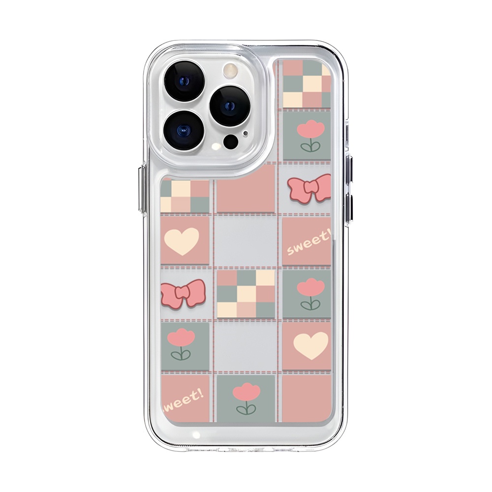For IPhone 14 Pro Max IPhone Pink Bow Case TPU Soft Case Shockproof Protection Camera Compatible for 13 Pro Max 11