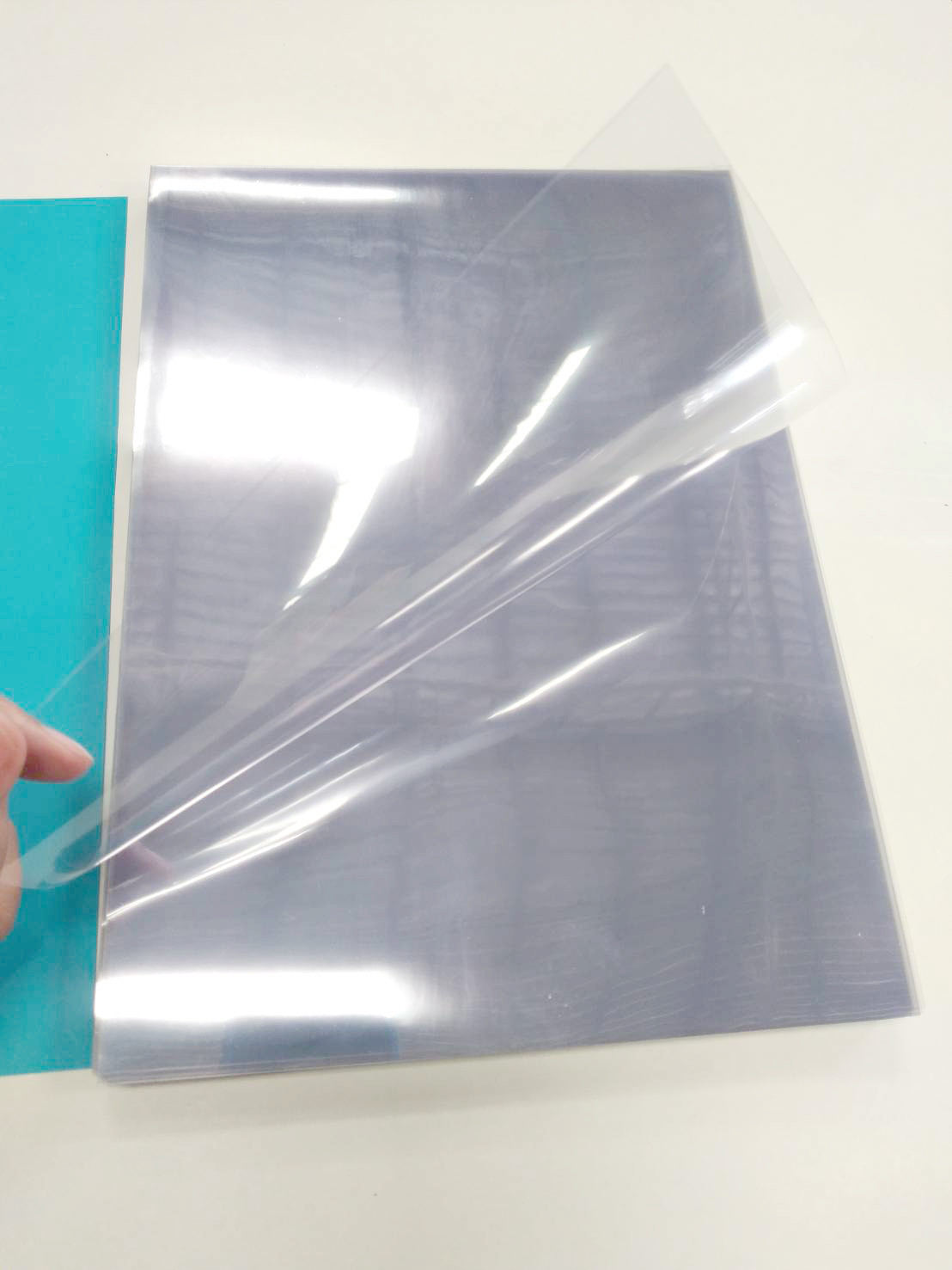 แผ่นใส PET ทำ Face Shield 100 แผ่น ขนาด A4 (210 x 297 มม.) หนา 150 ไมครอน
