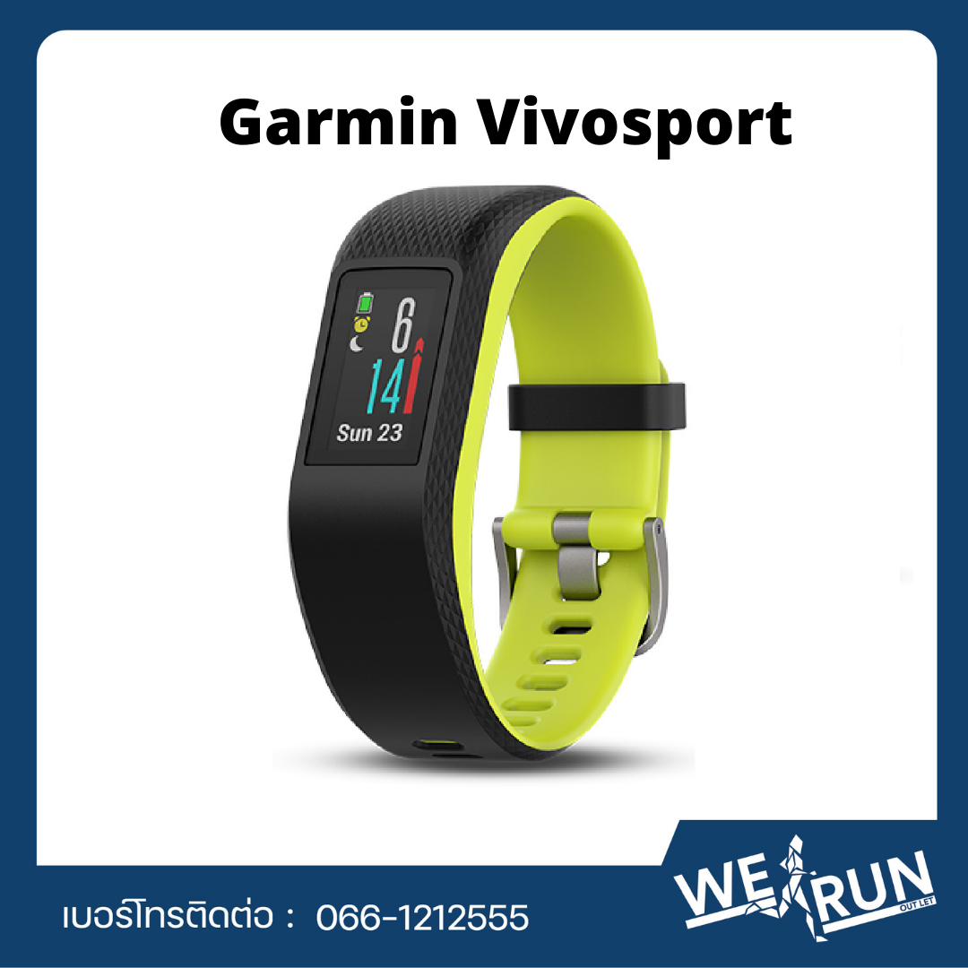 Garmin Vivosport Limelight Large เมนูไทย ประกันร้าน 15 วัน by WeRunOutlet - CH01