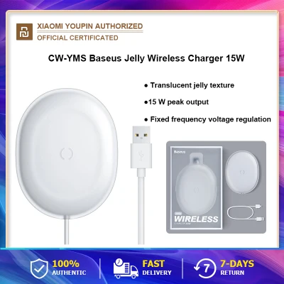 Baseus Jelly Wireless Fast Charge 15W For Apple Samsung Huawei Xiaomi wireless chargerที่ชาร์จไร้สายของโทรศัพท์มือถือ
