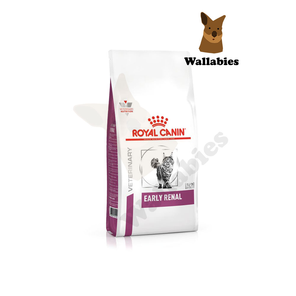 Royal Canin EARLY RENAL(1.5kg.) อาหารประกอบการรักษาชนิดเม็ด แมวโรคไตระยะเริ่มต้น Wallabies