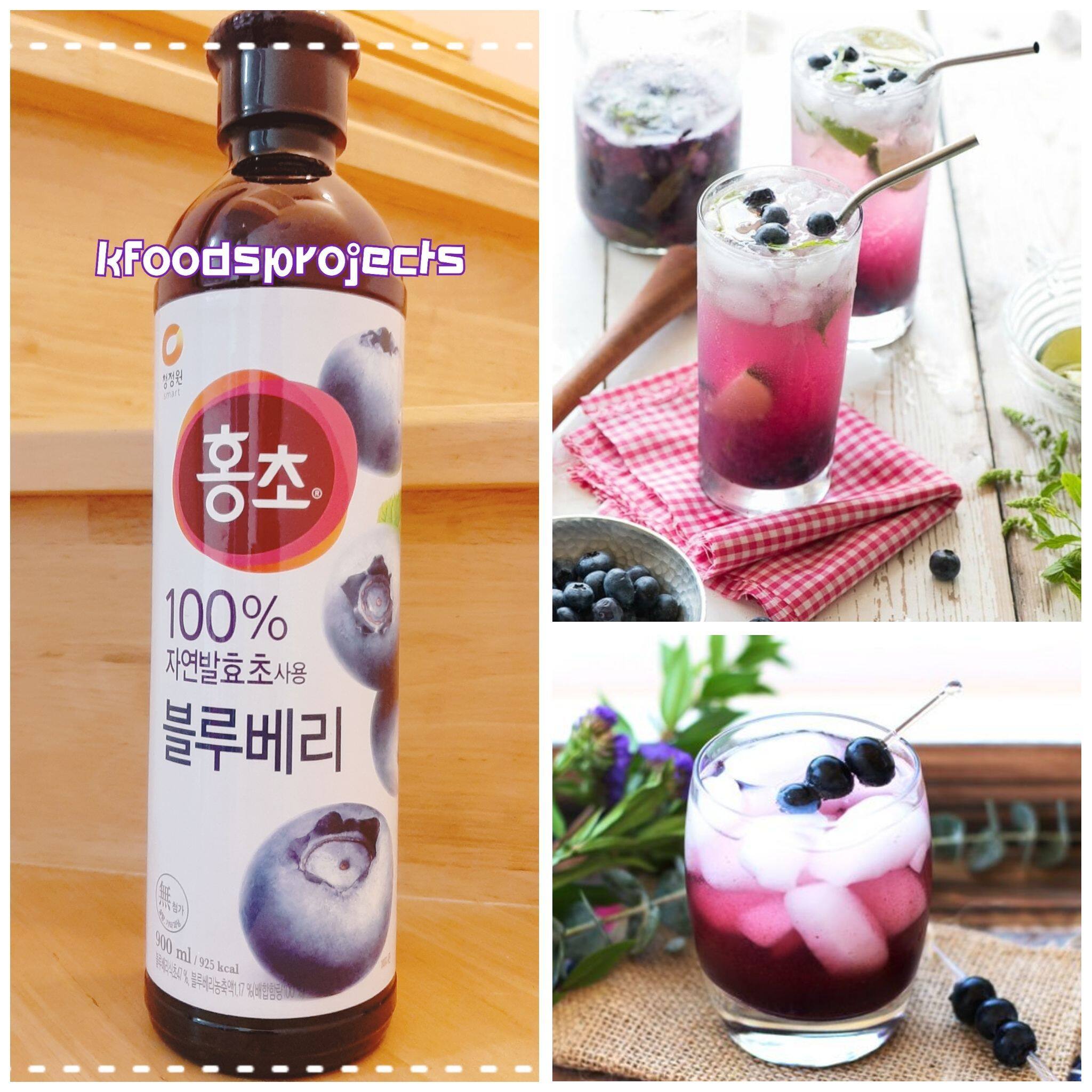 น้ำฮงโช รสบลูเบอรี่ (นำ้หมักออร์แกนิคจากธรรมชาติ) Hongcho Drink 900ML (Vital Plus) ยอดขายอันดับ 1 ของเกาหลี