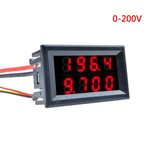 Dual DC 100A 100V LED Digital Ammeter Voltmeter LCD Panel Amp Volt Current Meter