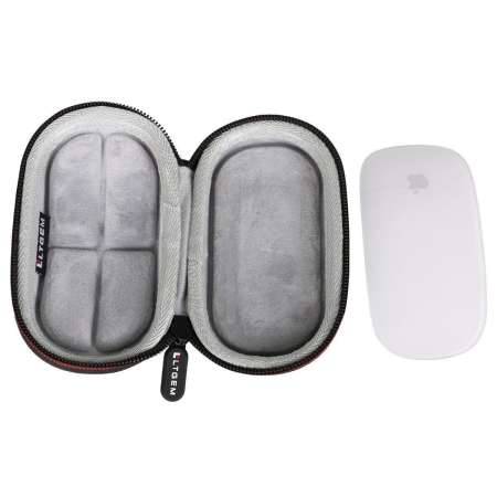 LTGEM Portable Hard EVA Storage Case for Apple Magic Mouse 1/2 with Mesh pocket Fits Plug  Cables - intl