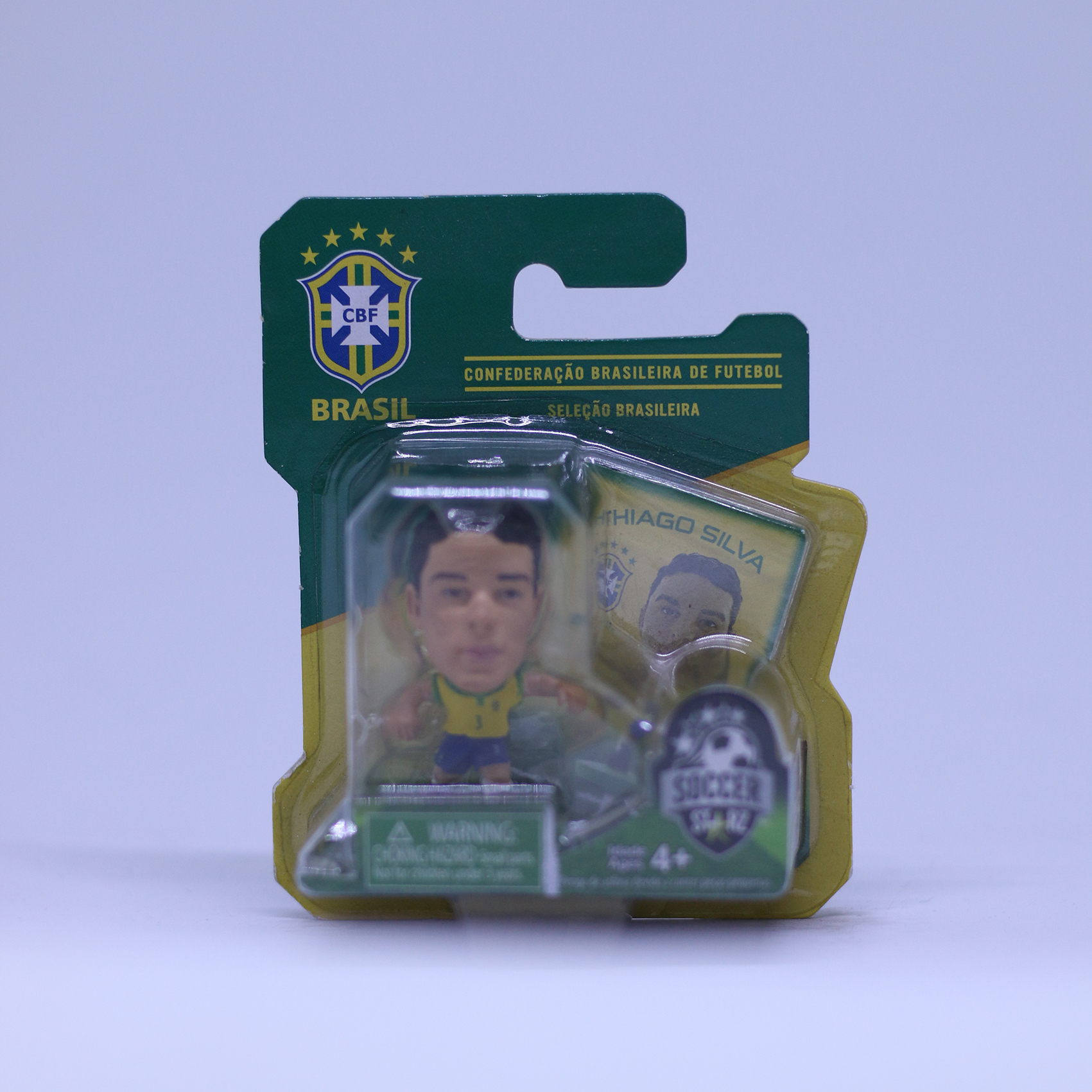 โมเดล นักฟุตบอล Thiago Silva - Home Kit ลิขสิทธิ์แท้ BRAZIL