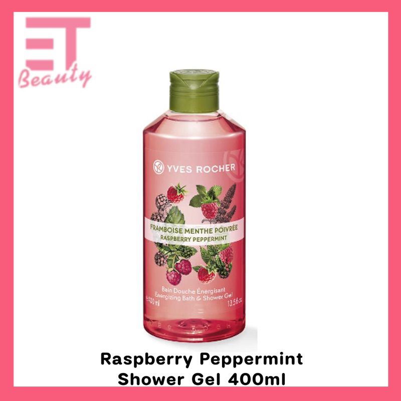 etbeauty Energizing Raspberry Peppermint Shower Gel 400ml.x1 Lazada.co.th