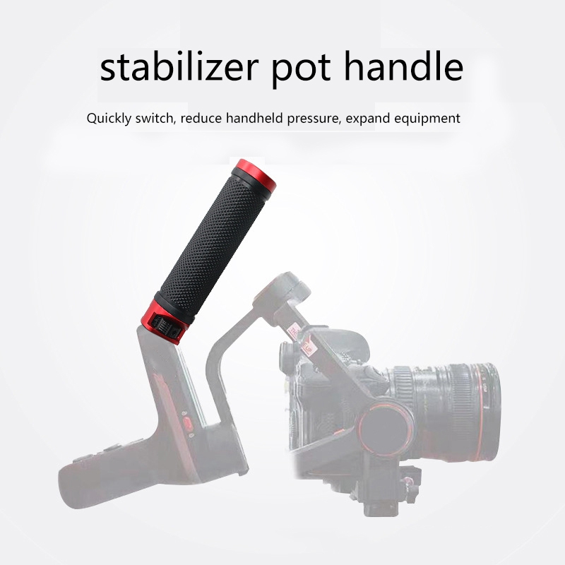 Quick Release Handle Grip for WEEBILL LAB/S Gimbal Stabilizer Handgrip 1/4 Inch 3/8 Inch Mounting Hole Cold Shoe