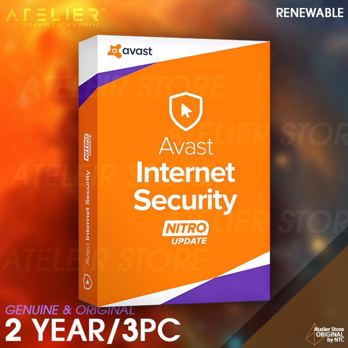 avast internet security 3 pcs