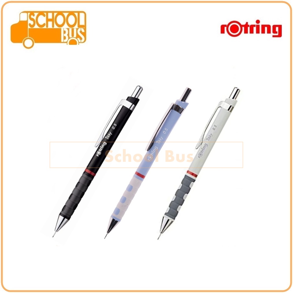 rOtring Tikky ชุด 2 ชิ้น รอตตริง ติ๊กกี้ ดินสอกด ไส้ดินสอ 0.5 2B ดินสอ