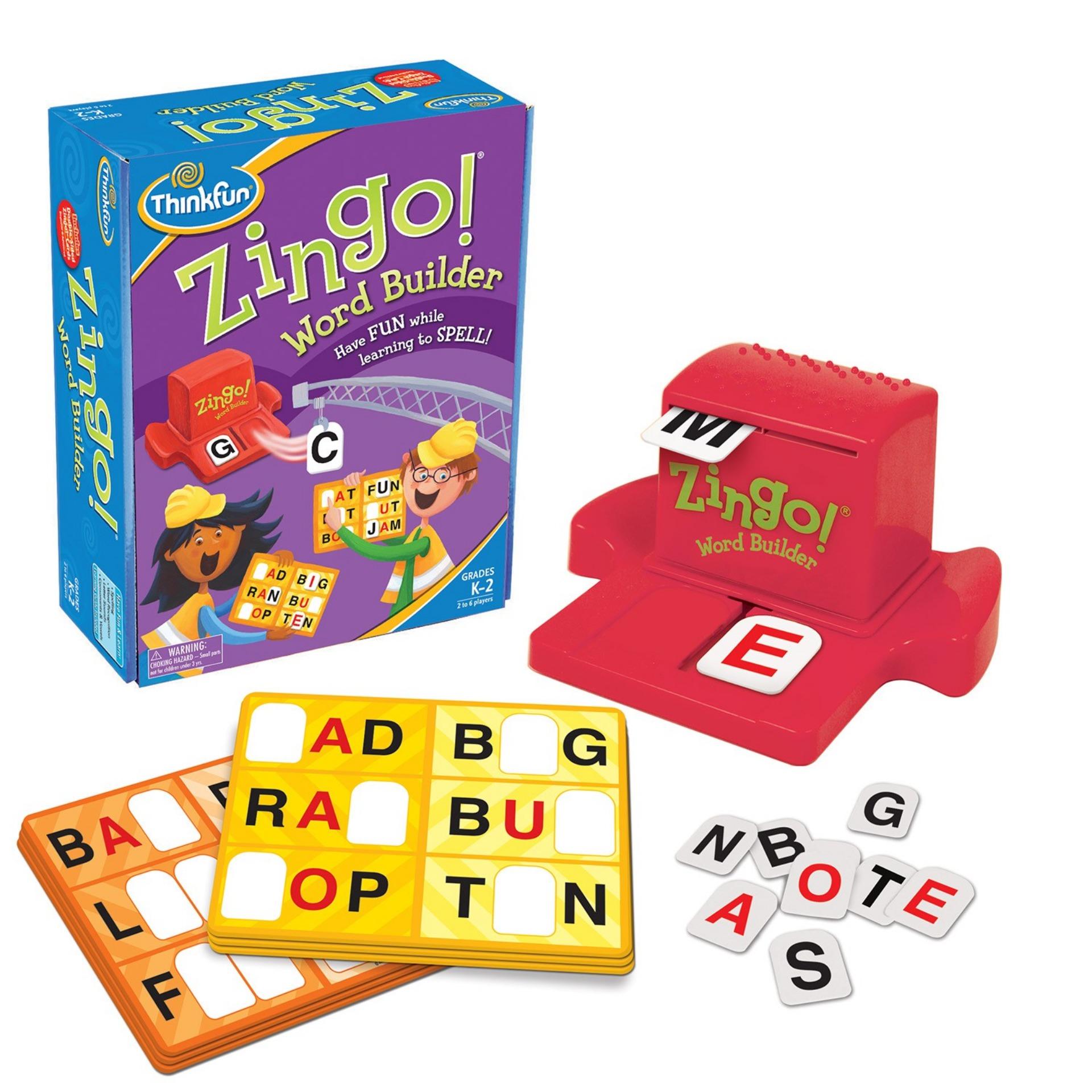Zingo Word Builder ของเล่นพัฒนาทักษะทางภาษา เกมส์บิงโกคำศัพท์ภาษาอังกฤษ สำหรับเด็ก เล่นได้ตั้งแต่ 2คนขึ้นไป