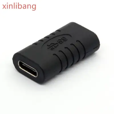 10Gbps USB C Adapter Female to Female Type C Adapter Straight Tiny USB-C Adaptor USB 3.1 Type-C Connector Converter 24Pin