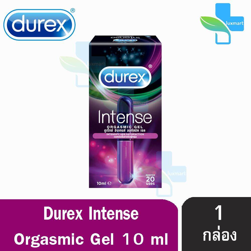 Durex Intense Orgasmic Gel ดูเร็กซ์ อินเทนส์ ออกัสมิค เจล เจลหล่อลื่นสำหรับผู้หญิง 10 มล [1 กล่อง]