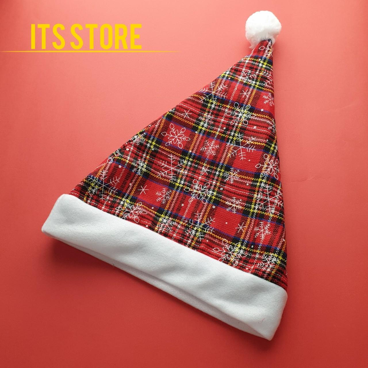 หมวกซานต้า (12 ใบ) หมวกคริสต์มาส หมวกแฟนซี หมวกงานเลี้ยง งานคริสต์มาส ขายส่ง Wholesale Santa Hat (12 Pieces)