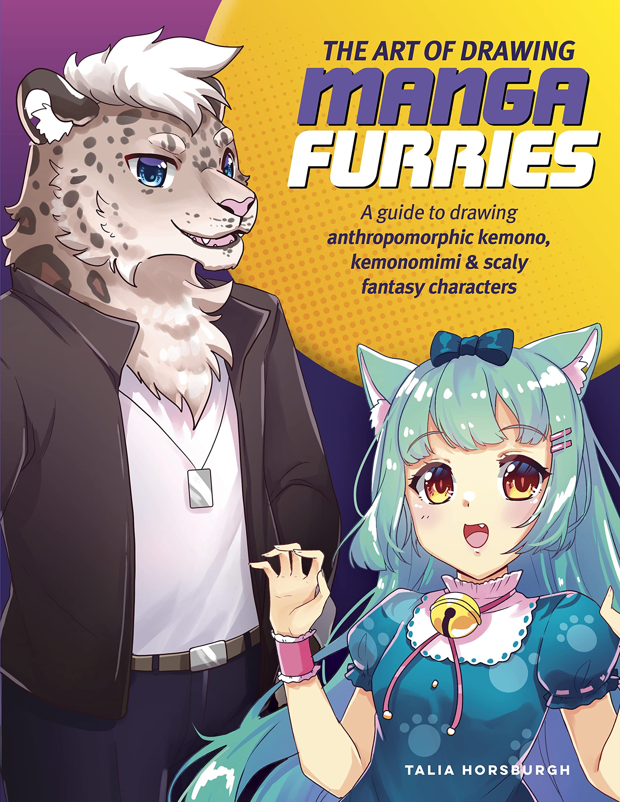 หนังสืออังกฤษใหม่ The Art of Drawing Manga Furries A guide to drawing