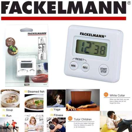 FACKELMANN alarm clock เครื่องจับเวลา นาฬิกาจับเวลา แบรนจากยุโรป