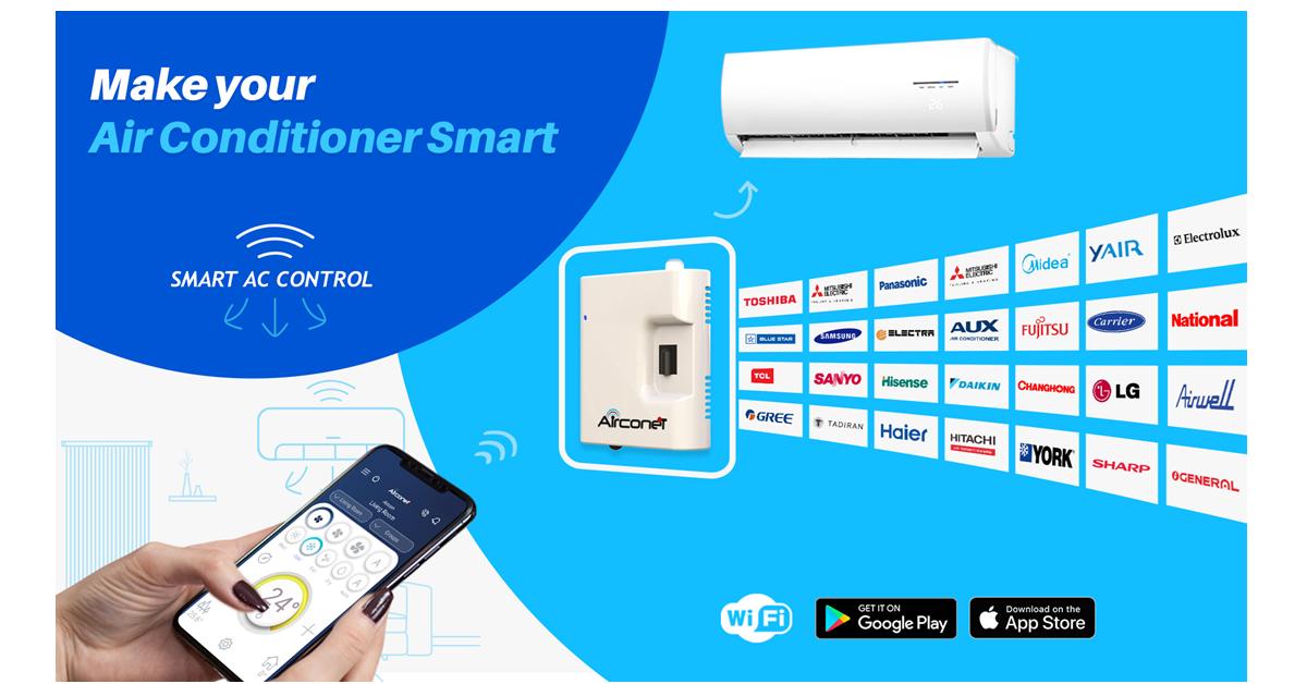 smart AC control wifi control for air conditioner app remote control wifi ac remote controlรีโมท