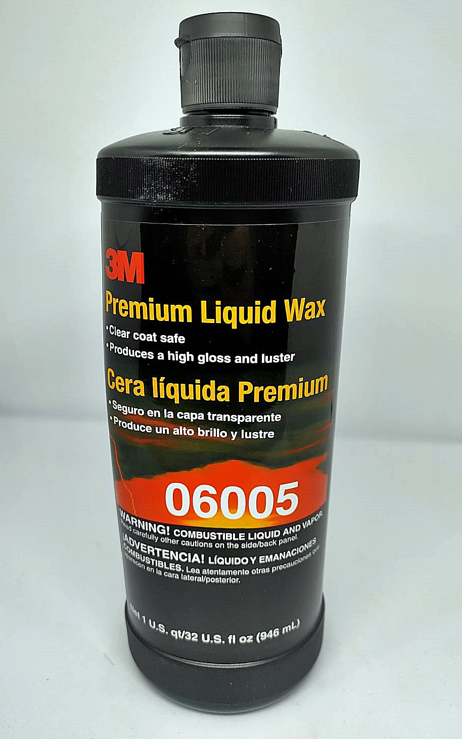 3M 6005 น้ำยาเคลือบเงา พรีเมี่ยมแวกซ์ 06005 Premium Liquid Wax, 1qt