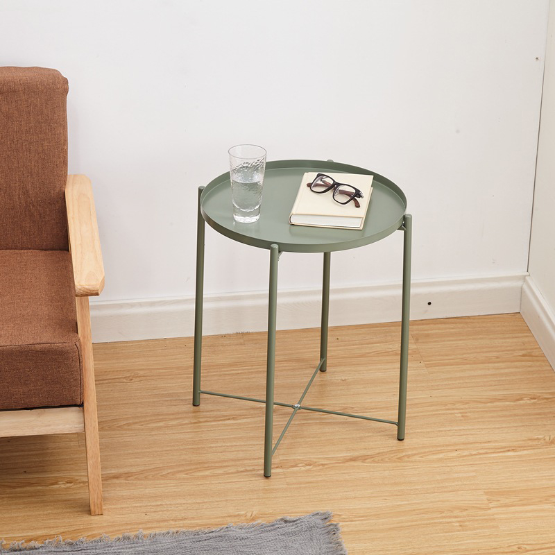 โต๊ะกาแฟ โต๊ะข้าง โต๊ะวางถาด(ยกถาดออกได้)ใช้เป็นถาดเสิร์ฟขนมได้ รุ่น D-2246