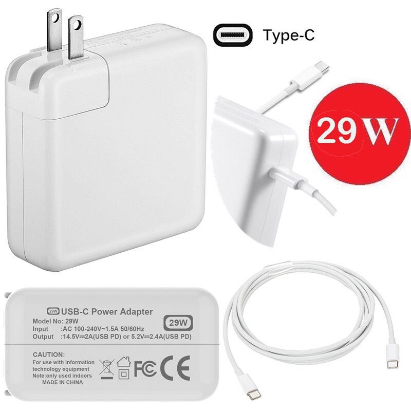  29W 61W 87W 96W USB C Type C Power Supply Charge 