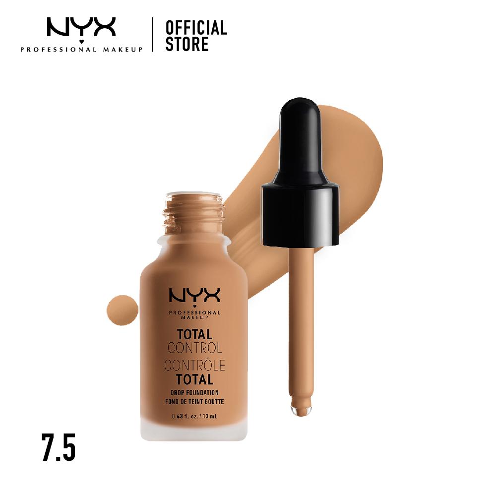รองพื้นหัวดรอปเกลี่ยง่าย นิกซ์ โปรเฟสชั่นแนล เมคอัพ โทเทิล คอนโทรล ดรอป ฟาวเดชั่น NYX Professional Makeup Total Control Drop Foundation - TCDF (รองพื้น)