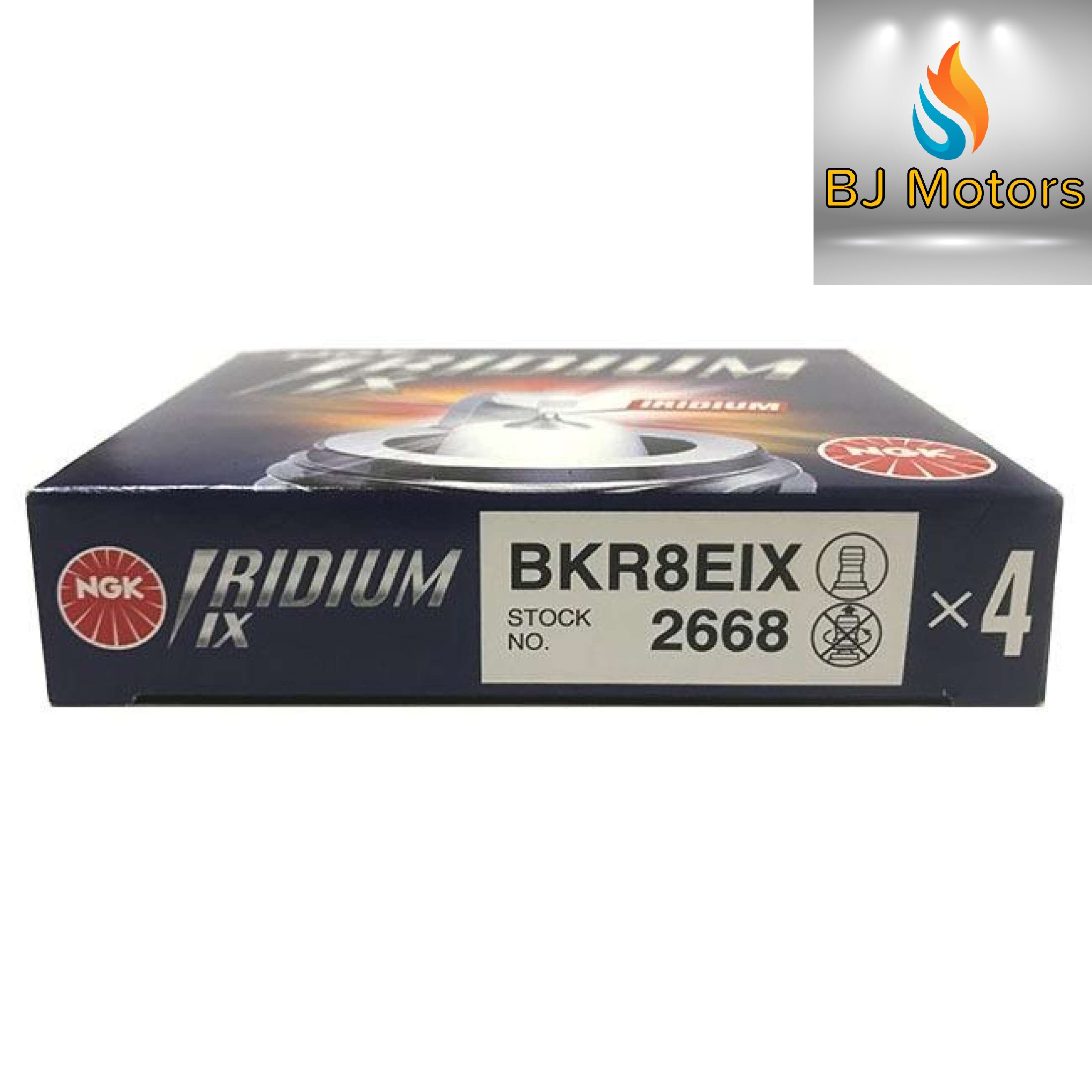 NGK หัวเทียน Iridium BKR8EIX 4 หัว หัวเทียนตัวท๊อปของ NGK  สามารถใช้แทนเบอร์ 5EGP หรือ 6EGP ใช้บล็อกขันเบอร์16
