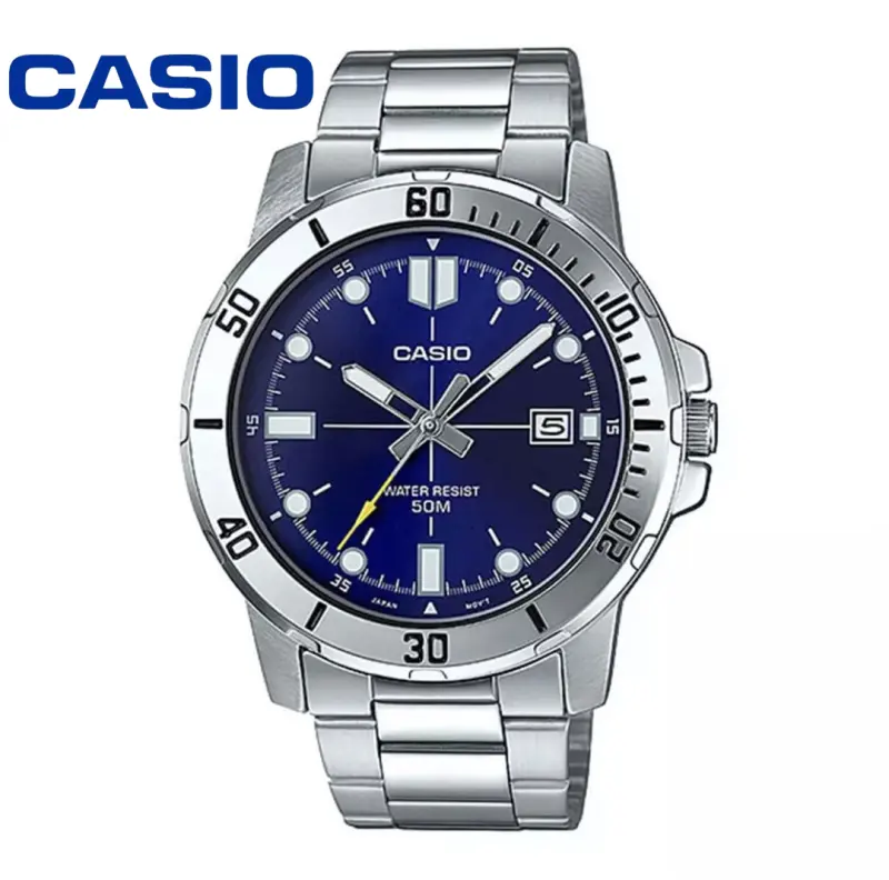 ภาพหน้าปกสินค้าGgGg /แท้100% นาฬิกาผู้ชาย Casio รุ่น MTP-VD01D สายแสตนเลส ของ ประกันศูนย์1ปี จากร้าน จากร้าน GgGg 1626951248 บน Lazada