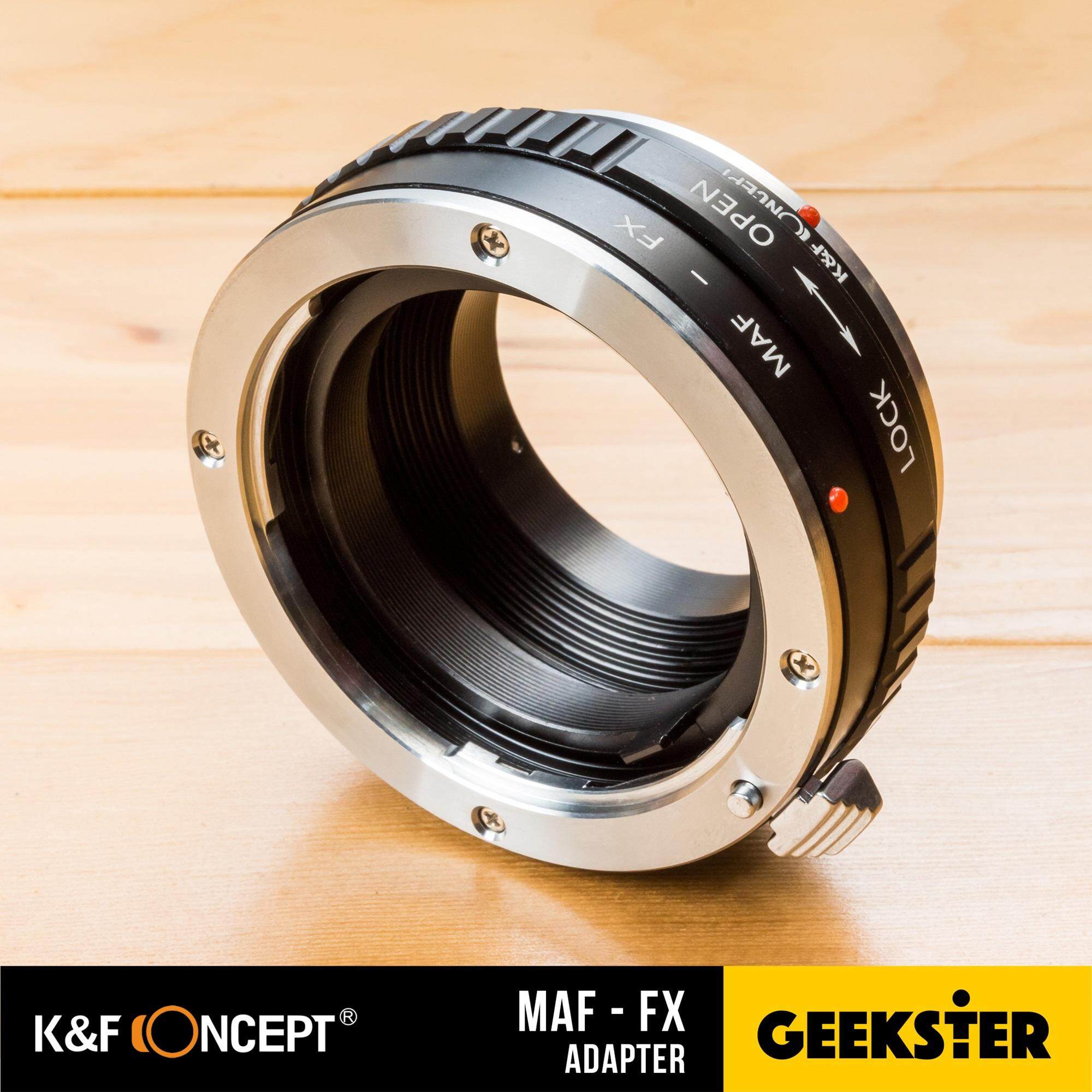 K&F MAF-FX Adapter แปลงเลนส์ Minolta AF / Minolta A เพื่อเอามาใส่กล้อง Fuji Mirrorless ได้ทุกรุ่น ( Lens mount adapter Mount MAF For Fuji ) ( เมาท์แปลง อแดปเตอร์ ) ( MAF-FX / MAF-X ) ( MAF FX / MAF X ) ( Geekster )