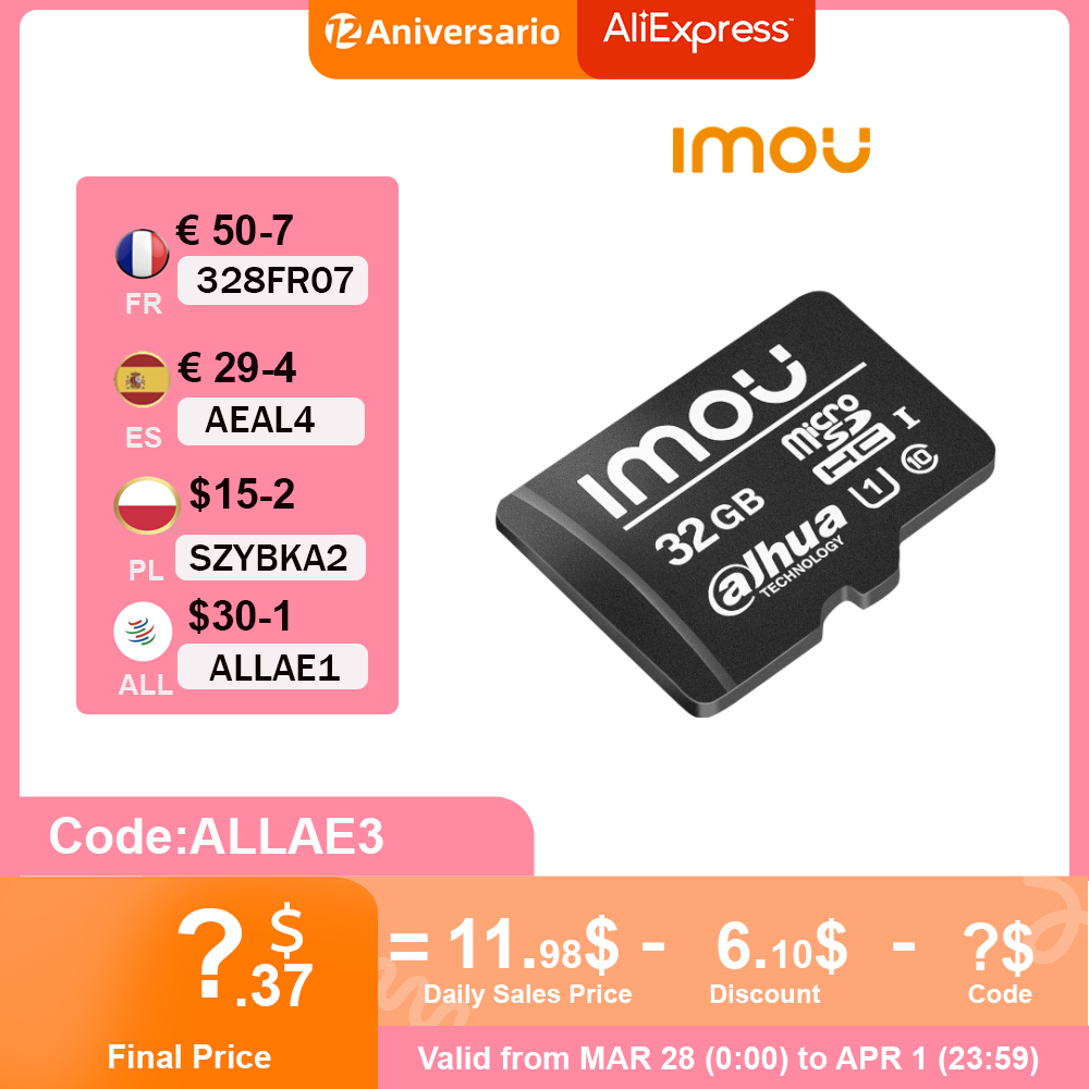 Dahua imou SD Card Exclusive Micro SD XC Card for Surveillance | Lazada ...