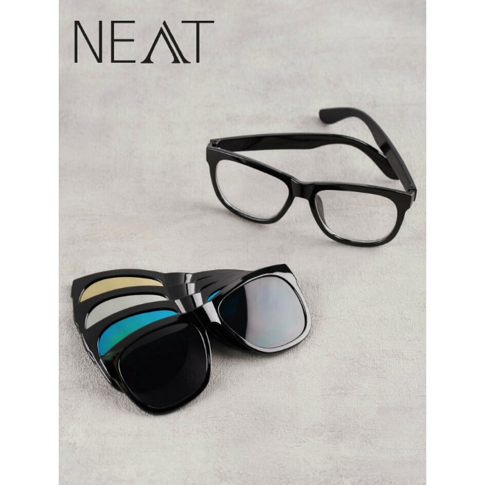 แว่นกันแดดเปลี่ยนเลนส์ได้ แว่นกันแดด แว่นกันแดดแฟชั่น 4 in 1 Sunglasses with Interchangeable Lenses