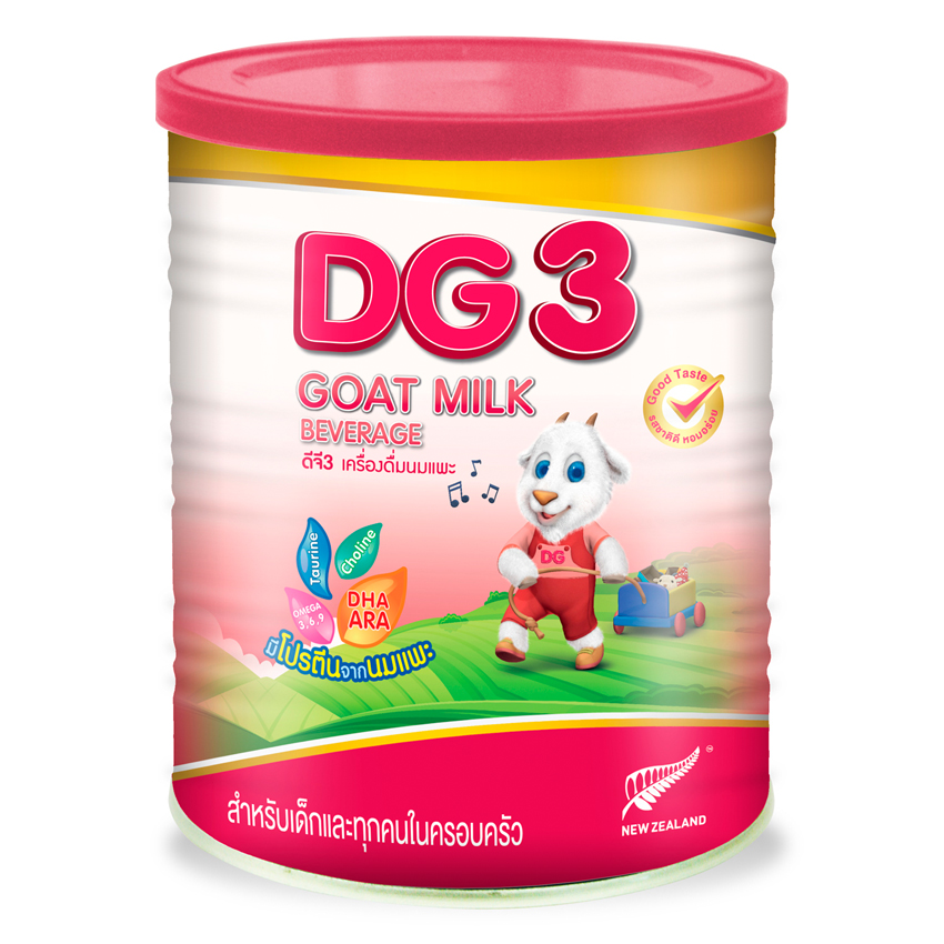 DG3 ดีจี3 อาหารทารกสูตรนมแพะ สำหรับเด็กช่วงวัยที่ 3 800 กรัม