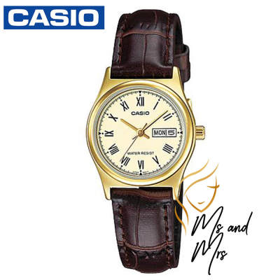 ดูภาพ Casio Standard นาฬิกาข้อมือผู้หญิง สายหนัง รุ่น LTP-V006GL-9BUDF (หน้าทอง) <br/>เพิ่มเติม Casio Standard นาฬิกาข้อมือผู้หญิง สายหนัง รุ่น LTP-V006GL-9BUDF (หน้าทอง)