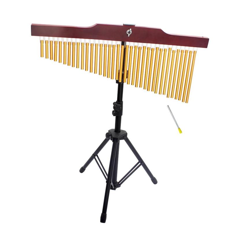36 màu Thanh Chuông Xà Đơn Chuông Gió Âm Nhạc Nhạc Cụ Gõ kèm Chân Đế Tripod Tiền Đạo
