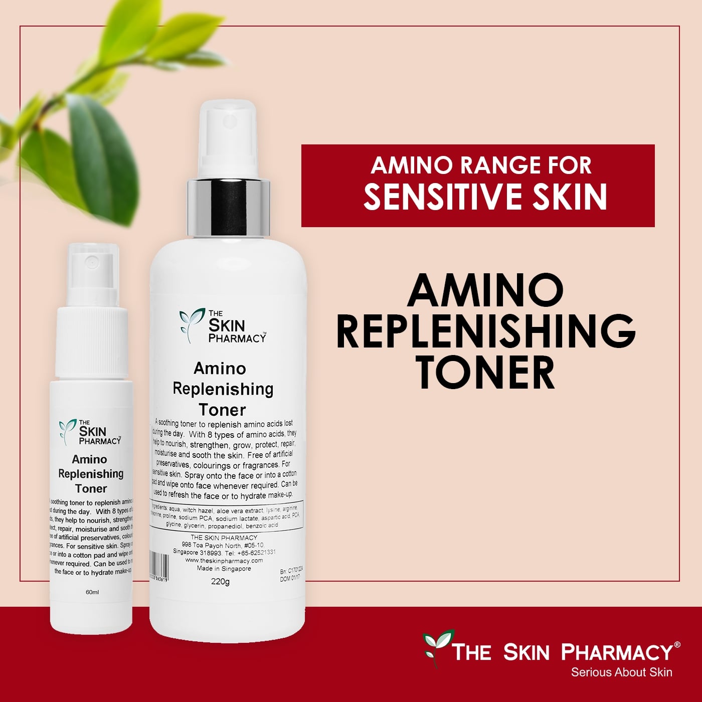 The Skin Pharmacy TSP Amino Replenishing Toner The Skin Pharmacy