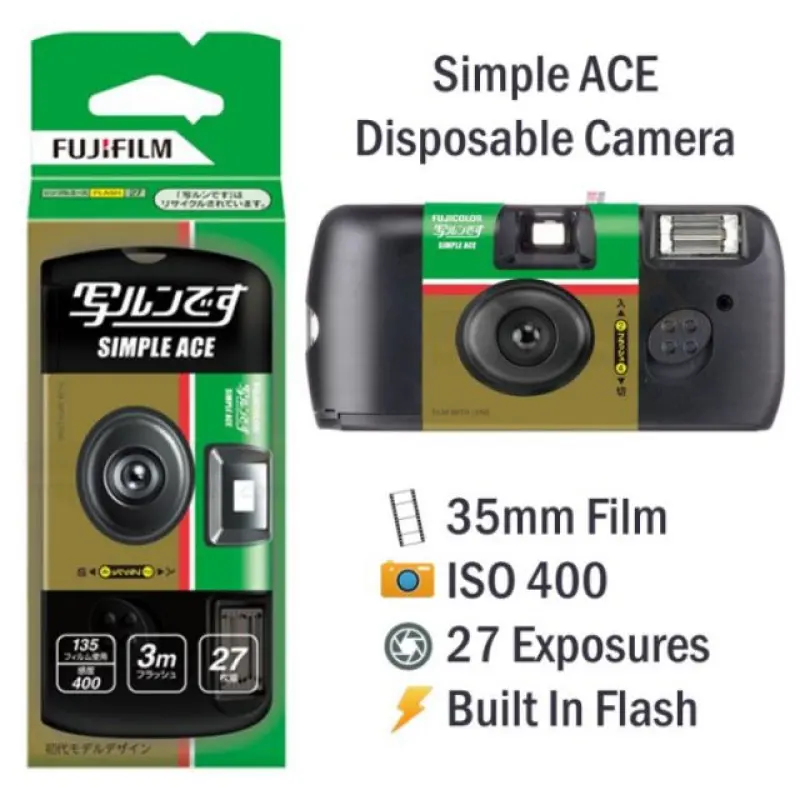 ภาพสินค้ากล้องฟิล์มใช้แล้วทิ้ง Fuji Simple Ace 400 27 รูป ฟิล์ม​หมดอายุปี2025มีพร้อมส่ง จากร้าน mimidora บน Lazada ภาพที่ 5