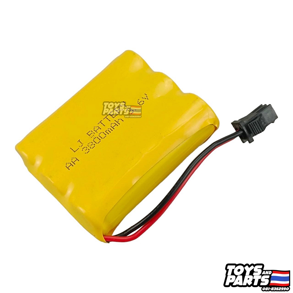 Rechargeable 3 6v battery pack ni mh 3800 mah with connecter sm for rc