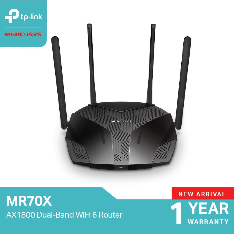 ลดราคา Mercusys MR70X เราเตอร์ WiFi6 4 เสาสัญญาณประสิทธิภาพสูง รองรับเทคโนโลยี OFDMA MU-MIMO และ Beamforming ส่งสัญญาณเสถียร #ค้นหาเพิ่มเติม ไฟอัจฉริยะ USB Adapter อุปกรณ์รับสัญญาณ หลอดไฟ Smart