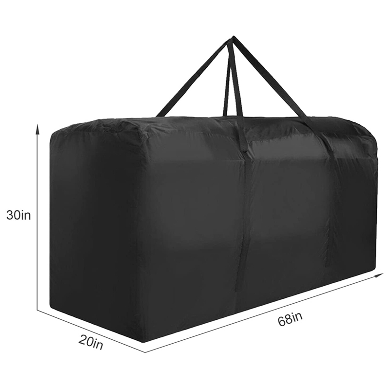 Garden Furniture Cushion Storage Bag Waterproof Outdoor Heavy Large
