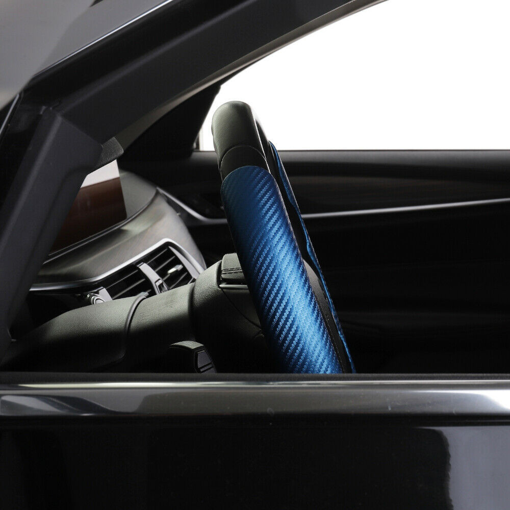 2x Carbon Fiber Car Steering Wheel Booster Non-Slip Cover Accessories Universal - Foto 4