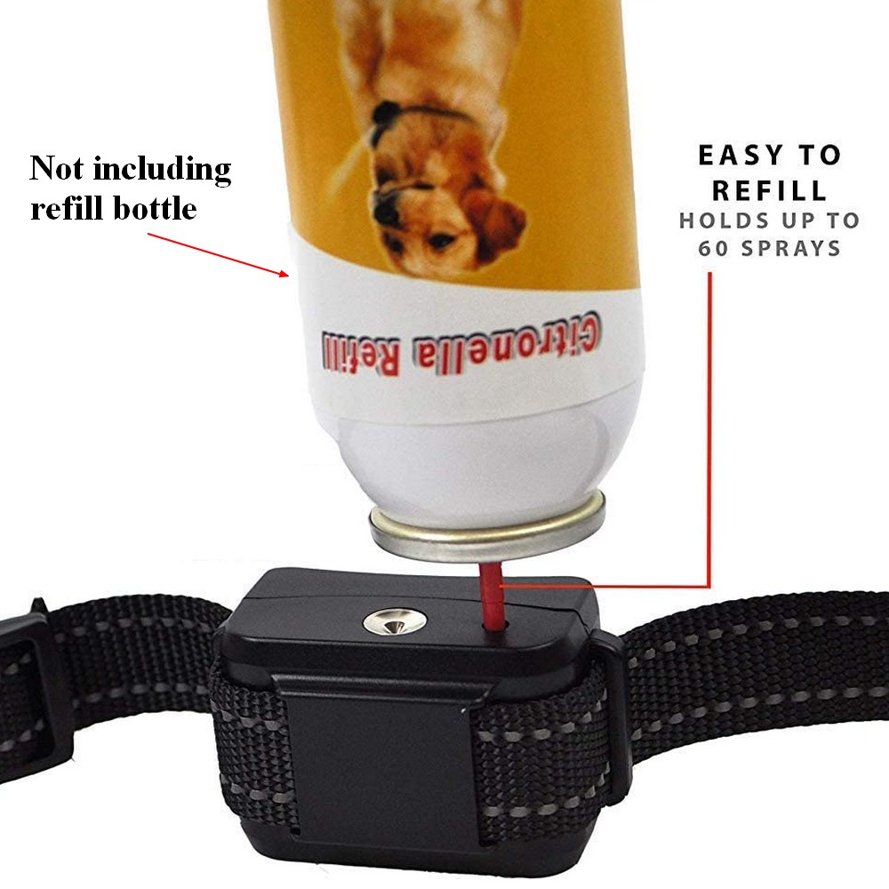 Pet Dog Spray Training Collar Rechargeable Waterproof Anti Bark Collar