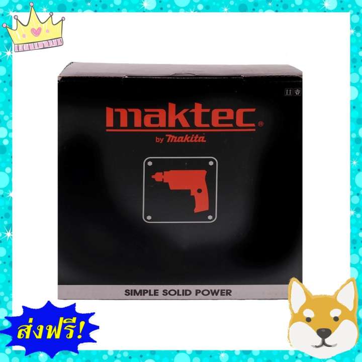 ราคาพิเศษ !! MAKTEC สว่านไฟฟ้า 3/8 นิ้ว รุ่น MT607 สีแดง  ของแท้ 100% ราคาถูก สินค้ากลุ่มอุปกรณ์เครื่องมือช่าง อุปกรณ์ช่าง และอุปกรณ์ปรับปรุงบ้าน