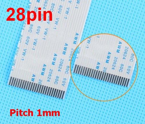 5Pcs FFC FPC Flexible Flat Cable Ribbon 4 6 8 10-40Pin Pitch 0.5/1.0mm AWM 20624 - Foto 7