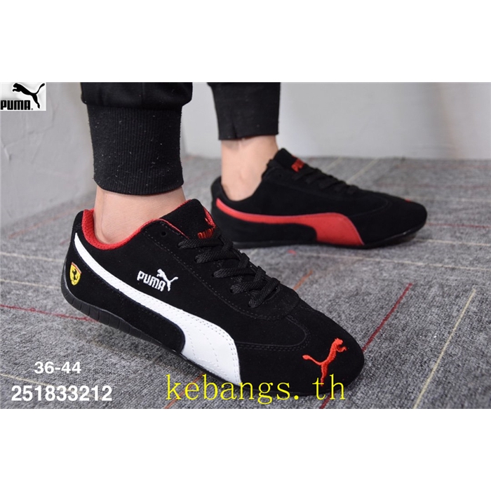 100ของแท้Puma DRIFT CAT II SF เสือพูมา รองเท้าผู้ชายและผู้หญิง รองเท้า