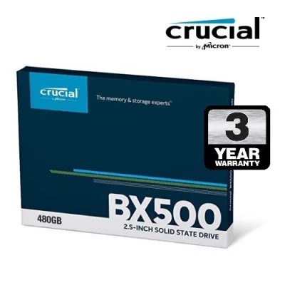 Crucial 480GB BX500 SATA3 2.5" SSD