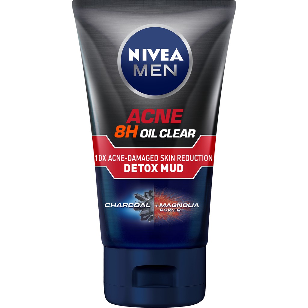 นีเวีย เมน NIVEA MEN ลดรอยสิว​ ปรับสมดุลผิว โฟม ทำความสะอาดหน้า โฟมล้างหน้า 100 กรัม กระจ่างใส